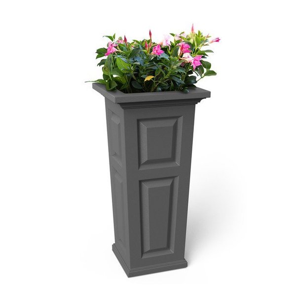 Mayne Nantucket 32 Tall Planter, Graphite Grey 4833-GRG